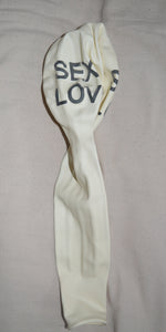 KTY 8F XLN 20"x36" print "SEX and LOVE" (rcr style extra long neck)